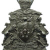 Leicester City Police Helmet Plate - Queen's Crown