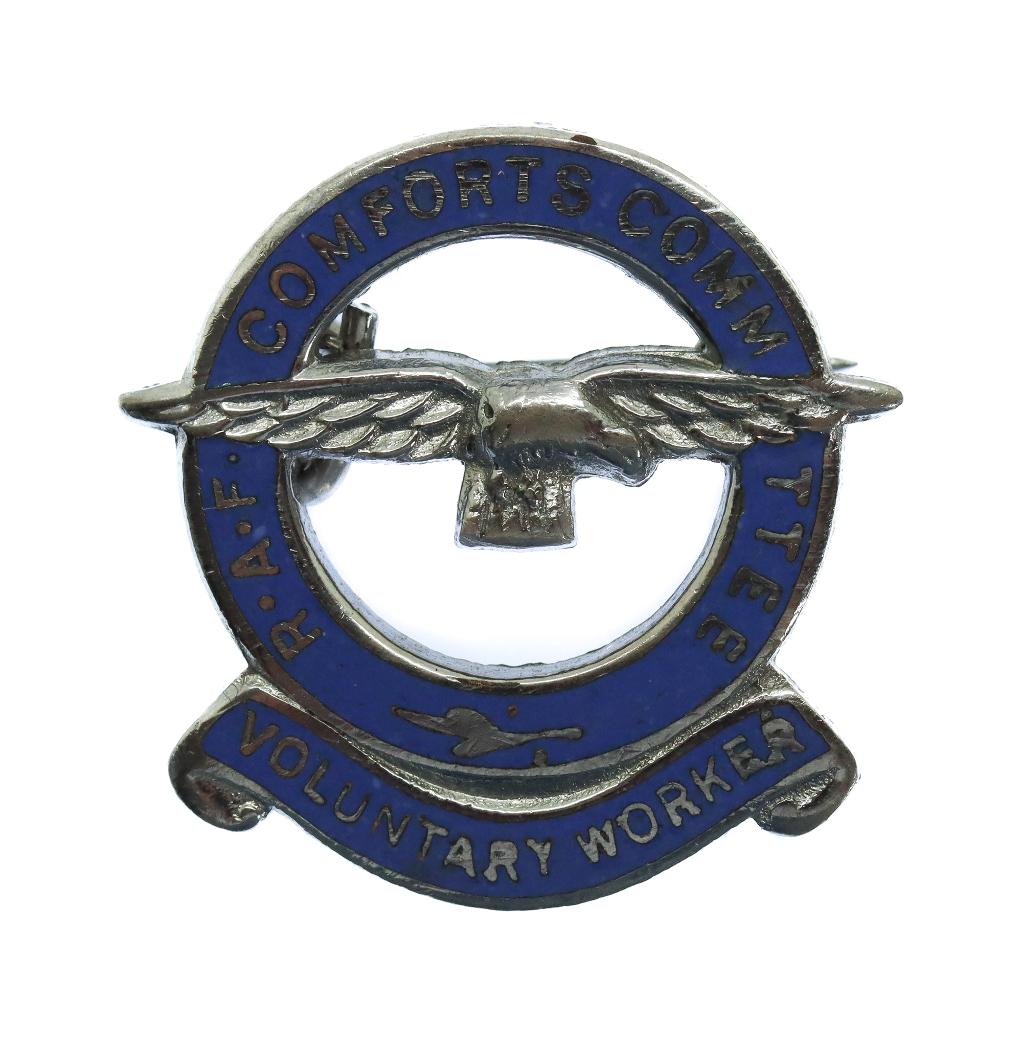 WW2 Royal Air Force (R.A.F.) Comforts Committee Voluntary Workers Badge