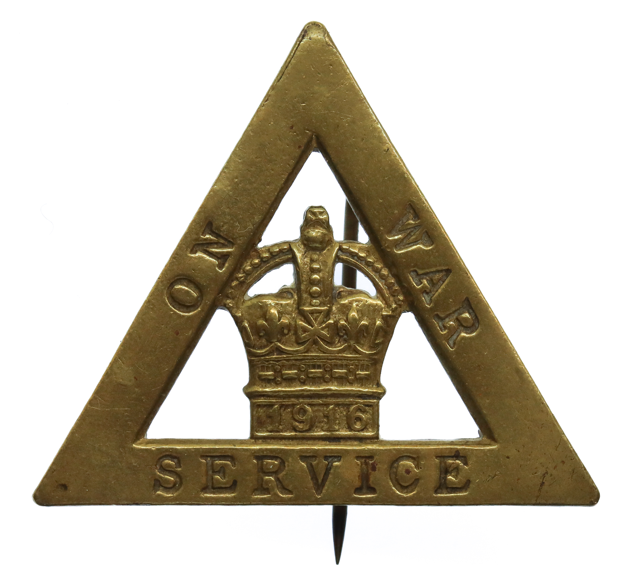 WW1 1916 On War Service Lapel Badge