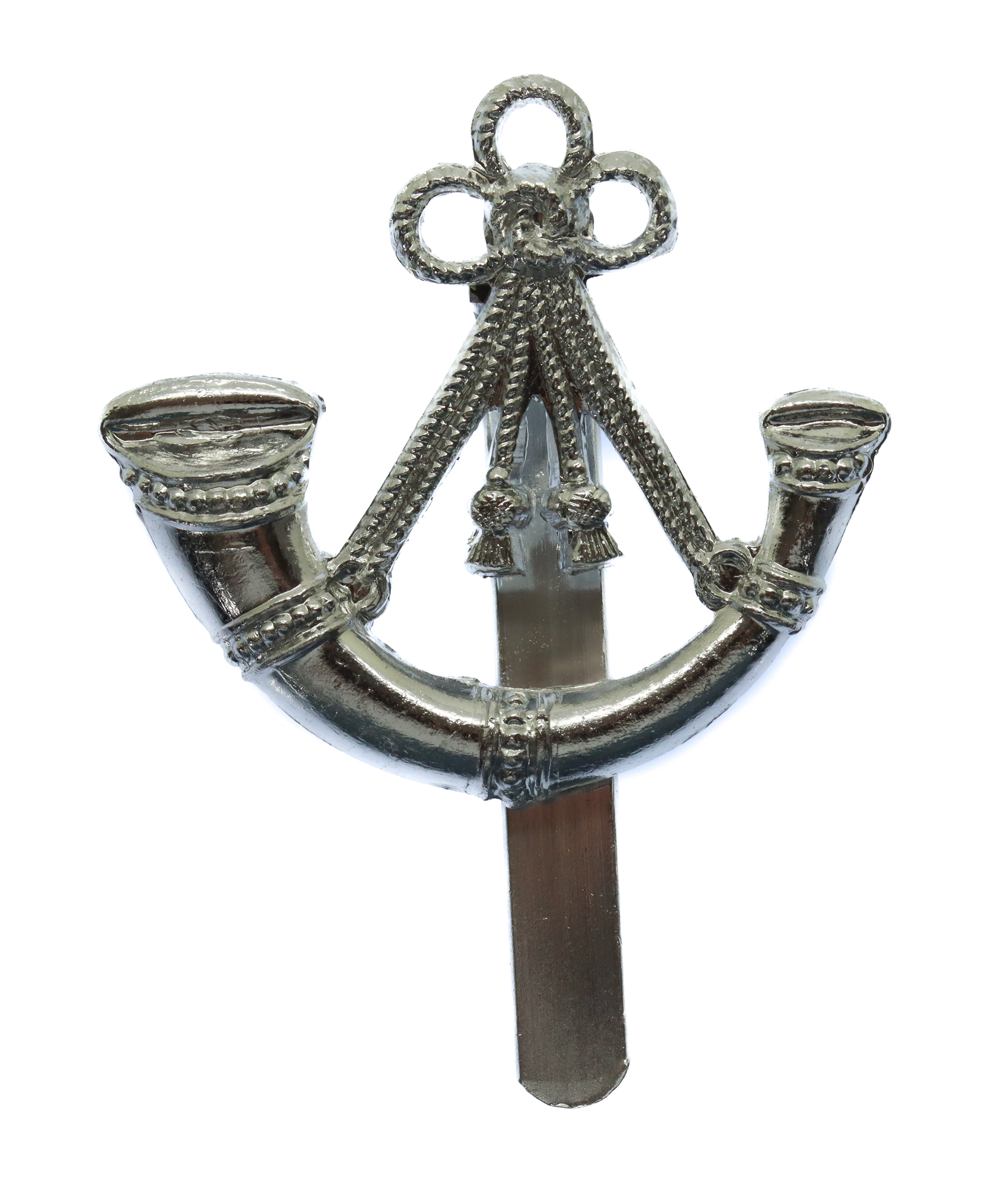 Oxfordshire & Buckinghamshire Light Infantry Anodised (Staybrite) Cap/Beret Badge