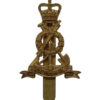 Pioneer Corps Brass Beret Badge - Queen's Crown