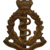 Royal Army Medical Corps (R.A.M.C.) Brass Cap Badge - King's Crown