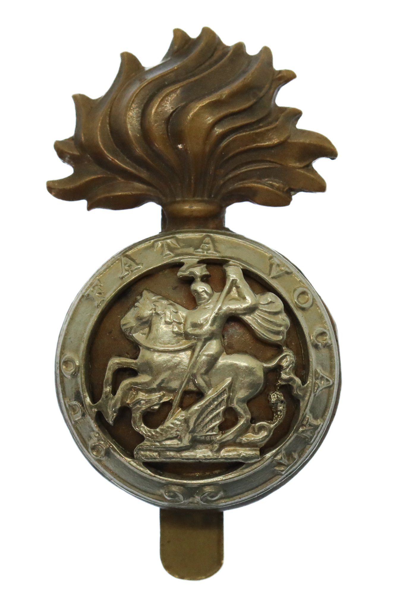 Royal Northumberland Fusiliers Bi-metal Cap Badge