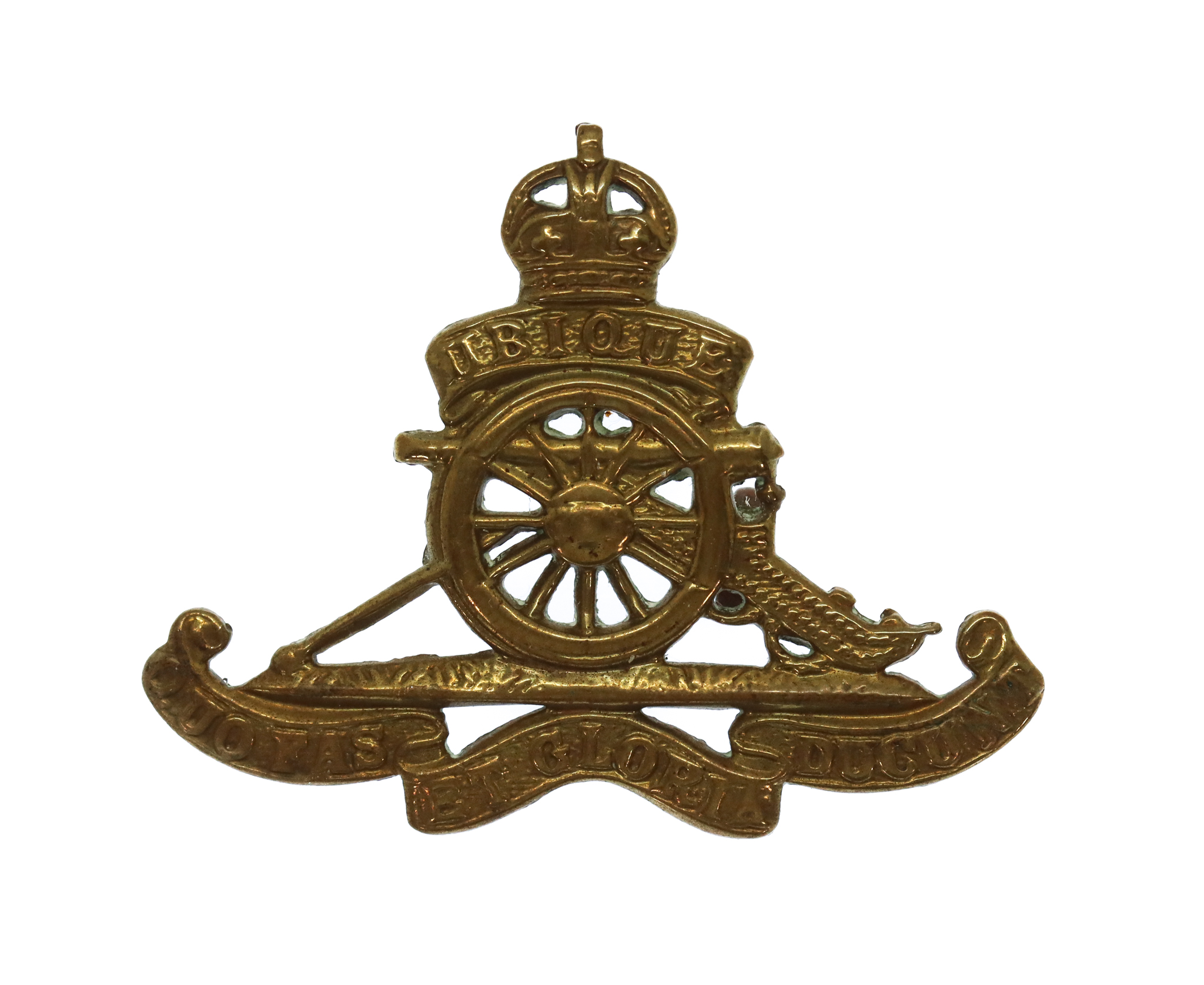 Royal Artillery Beret Badge - King's Crown