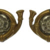 Pair of King's Own Yorkshire Light Infantry (K.O.Y.L.I.) Collar Badges