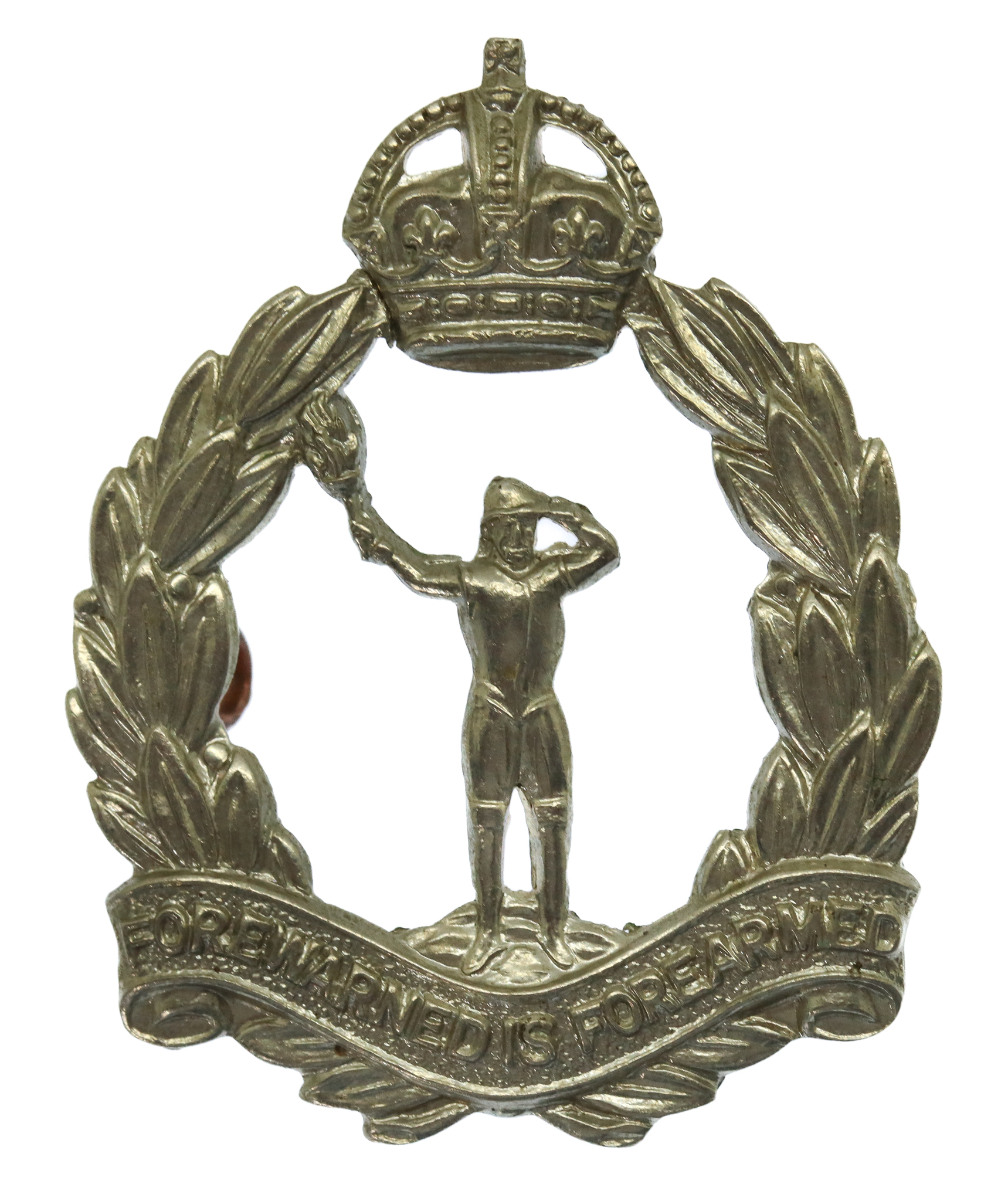 Royal Observer Corps Cap Badge - King's Crown