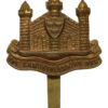 Cambridgeshire Regiment WW1 All Brass Economy Cap Badge