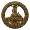 South Wales Borderers WW1 All Brass Economy Cap Badge