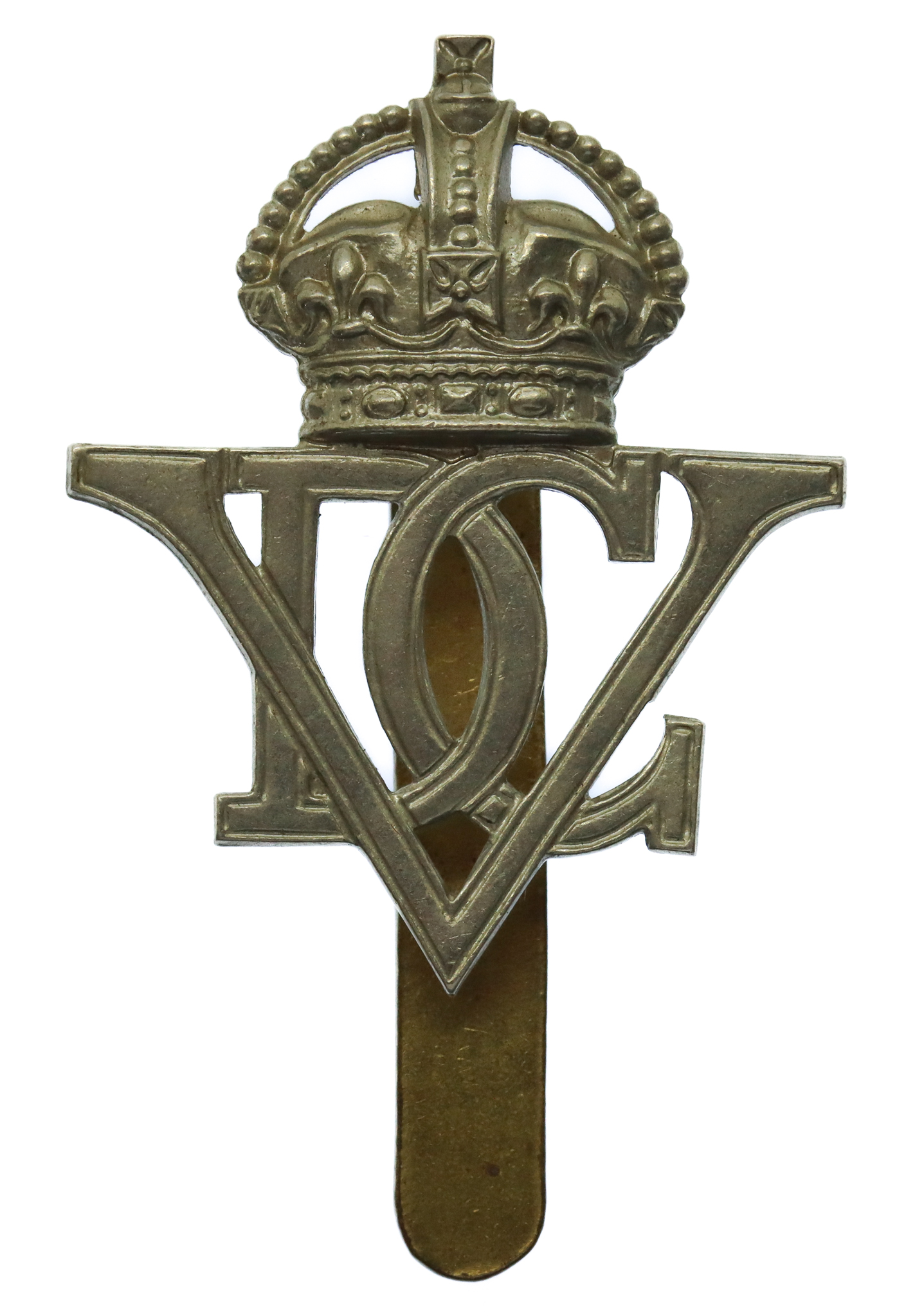 5th (Royal Inniskilling) Dragon Guards Cap Badge - King's Crown