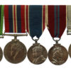 WW2 and Royal Navy Long Service & Good Conduct Medal and Bar Group of Five - Musician J. Smith, Royal Marine Band