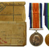 WW1 British War & Victory Medal Pair with Box of Issue - Pte. E.H. Bather, Oxfordshire & Buckinghamshire Light Infantry - Wounded in Action