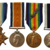 WW1 Mentioned in Despatches 1914-15 Star Trio and Royal Navy Long Service & Good Conduct Medal Group of Four - Yeoman of Signals A.T. Farmer, Royal Navy