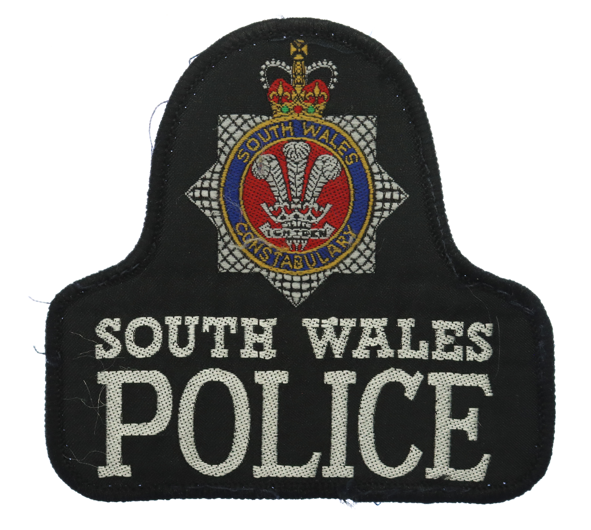 South Wales Police Cloth Bell Patch Badge