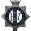 Cumbria Constabulary Enamelled Star Cap Badge - Queen's Crown