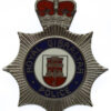 Royal Gibraltar Police Enamelled Cap Badge - Queen's Crown