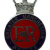 Greater Manchester Police Enamelled Cap Badge - Queen's Crown