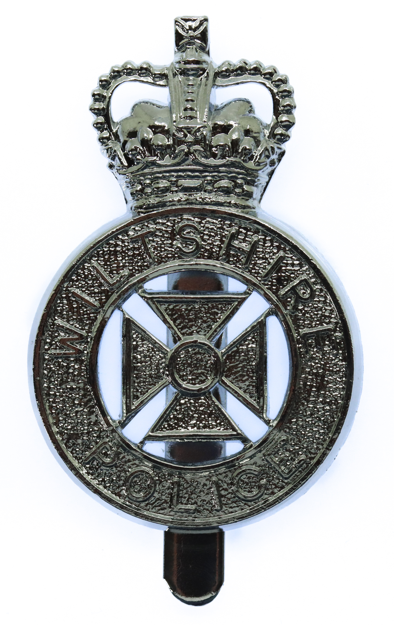 Wiltshire Police Cap Badge - Queen's Crown