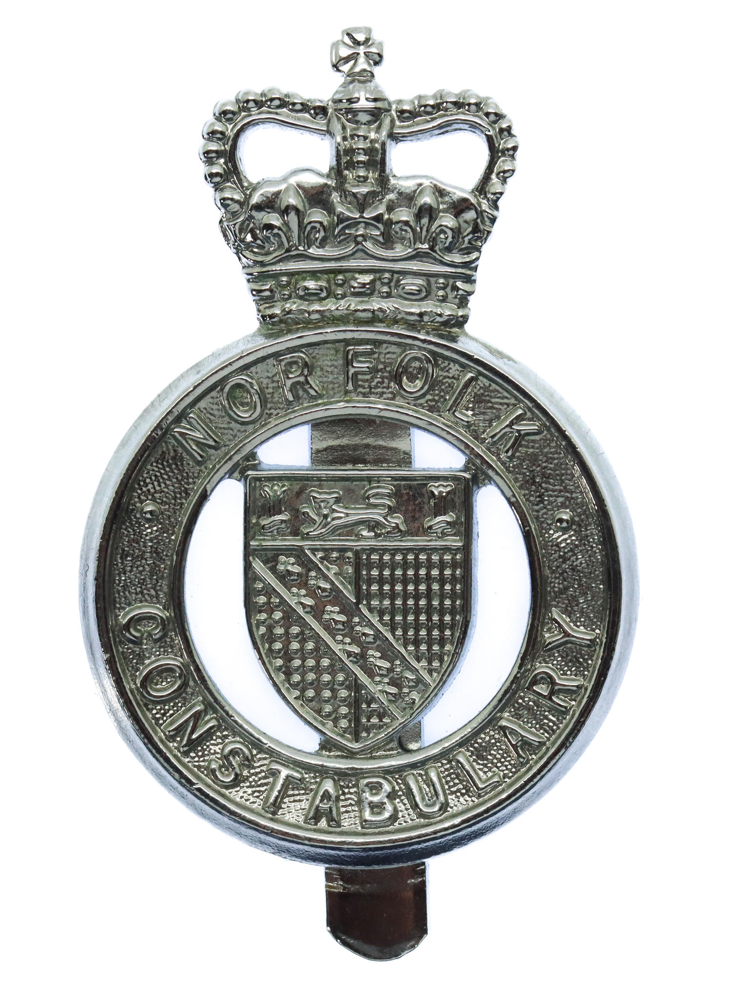 Norfolk Constabulary Cap Badge - Queen's Crown