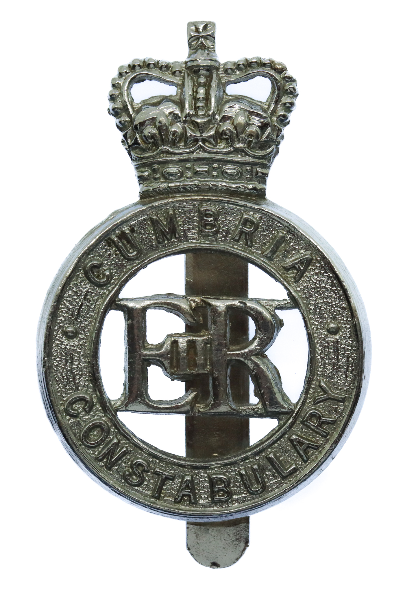 Cumbria Constabulary Cap Badge - Queen's Crown