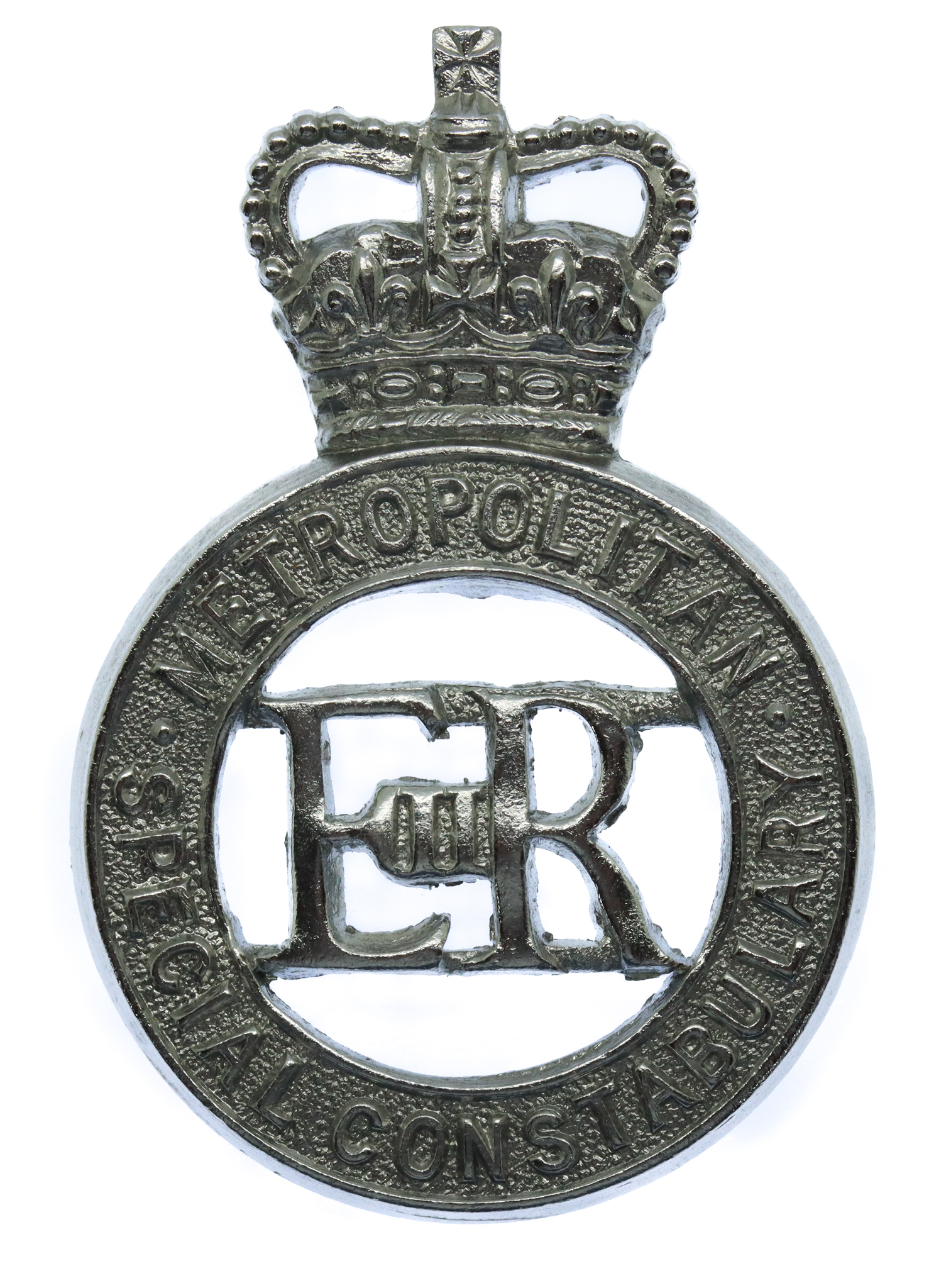 Metropolitan Special Constabulary Cap Badge - Queen's Crown