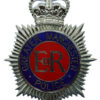Greater Manchester Police Enamelled Helmet Plate - Queen's Crown