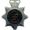 Bedfordshire Police Enamelled Helmet Plate - Queen's Crown