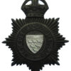 West Sussex Constabulary Night Helmet Plate - King's Crown