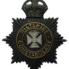Wiltshire Constabulary Black Helmet Plate - King's Crown