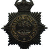 Worcestershire Constabulary (Worcestershire Police) Blackened Brass Helmet Plate - King's Crown