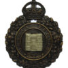 Isle of Wight Police Wreath Helmet Plate - King's Crown