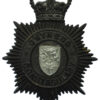Gwynedd Constabulary Night Helmet Plate - Queen's Crown