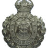 Guernsey Police Wreath Helmet Plate - King's Crown