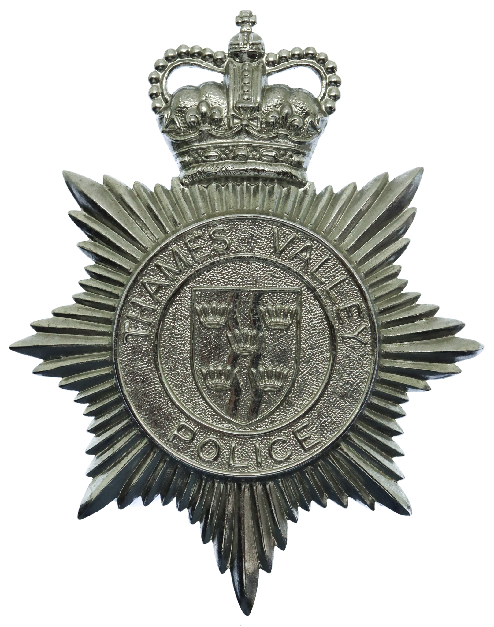 Thames Valley Police Helmet Plate - Queen's Crown