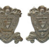 Pair of Renfrew & Bute Constabulary Collar Badges