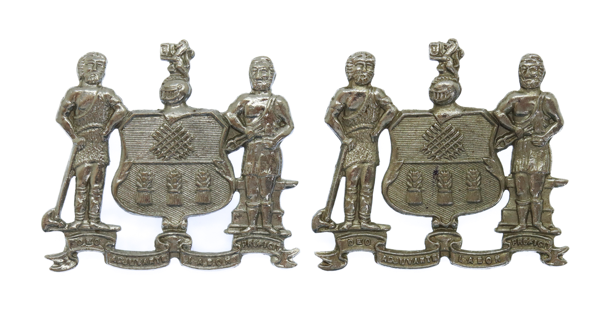 Pair of Sheffield City Police Collar Badges
