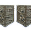 Pair of Ipswich Borough Police Collar Badges
