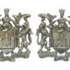 Pair of Wigan Borough Police Collar Badges
