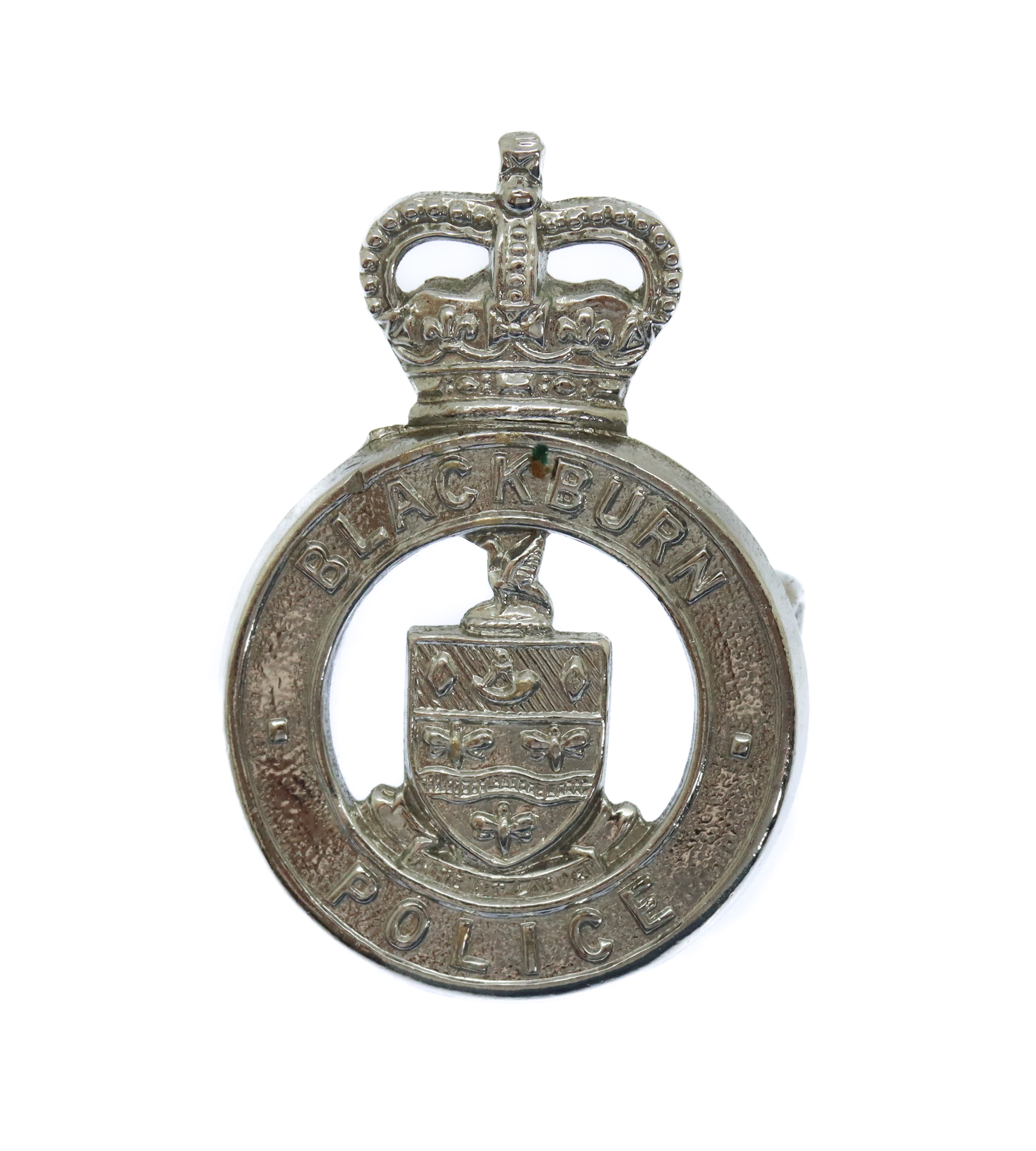 Blackburn Borough Police Collar Badge - Queen's Crown