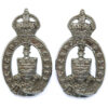 Pair of Blackpool Police Collar Badges - King's Crown