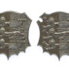 Pair of Hastings Borough Police Collar Badges (2nd Pattern)