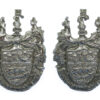 Pair of Wallasey Borough Police Collar Badges 