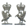 Pair of Liverpool City Police Collar Badges - Queen's Crown 