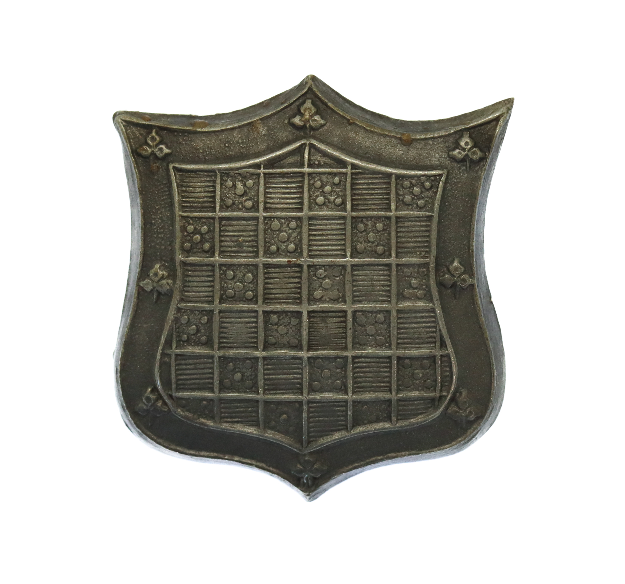 Grantham Borough Police White Metal Collar Badge