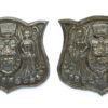 Pair of Norwich City Police Collar Badges