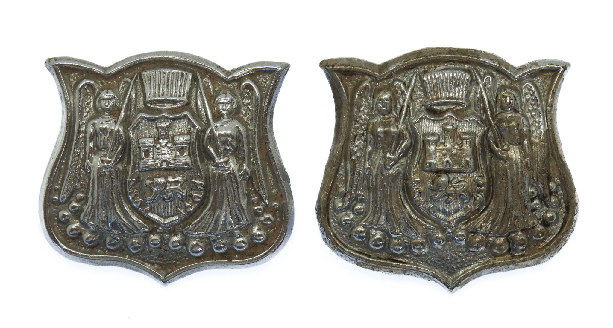 Pair of Norwich City Police Collar Badges