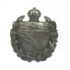 Norfolk Constabulary Chrome Collar Badge - King's Crown