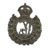 Berkshire Constabulary White Metal Collar Badge - King's Crown