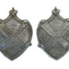 Pair of St. Albans City Police Collar Badges