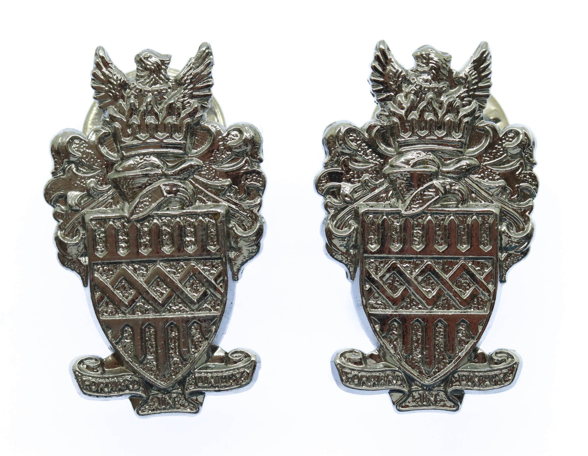 Pair of West Midlands Police Collar Badges