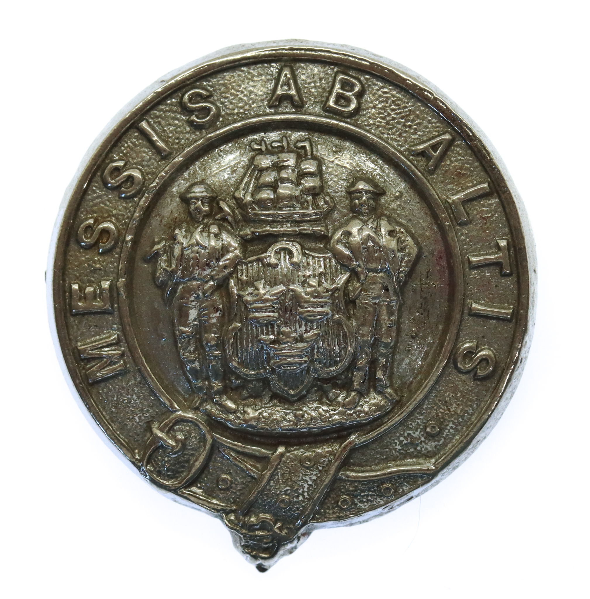 Tynemouth Borough Police Chrome Collar Badge